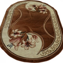 Синтетический ковер Hand Carving 0613 brown  - высокое качество по лучшей цене в Украине
